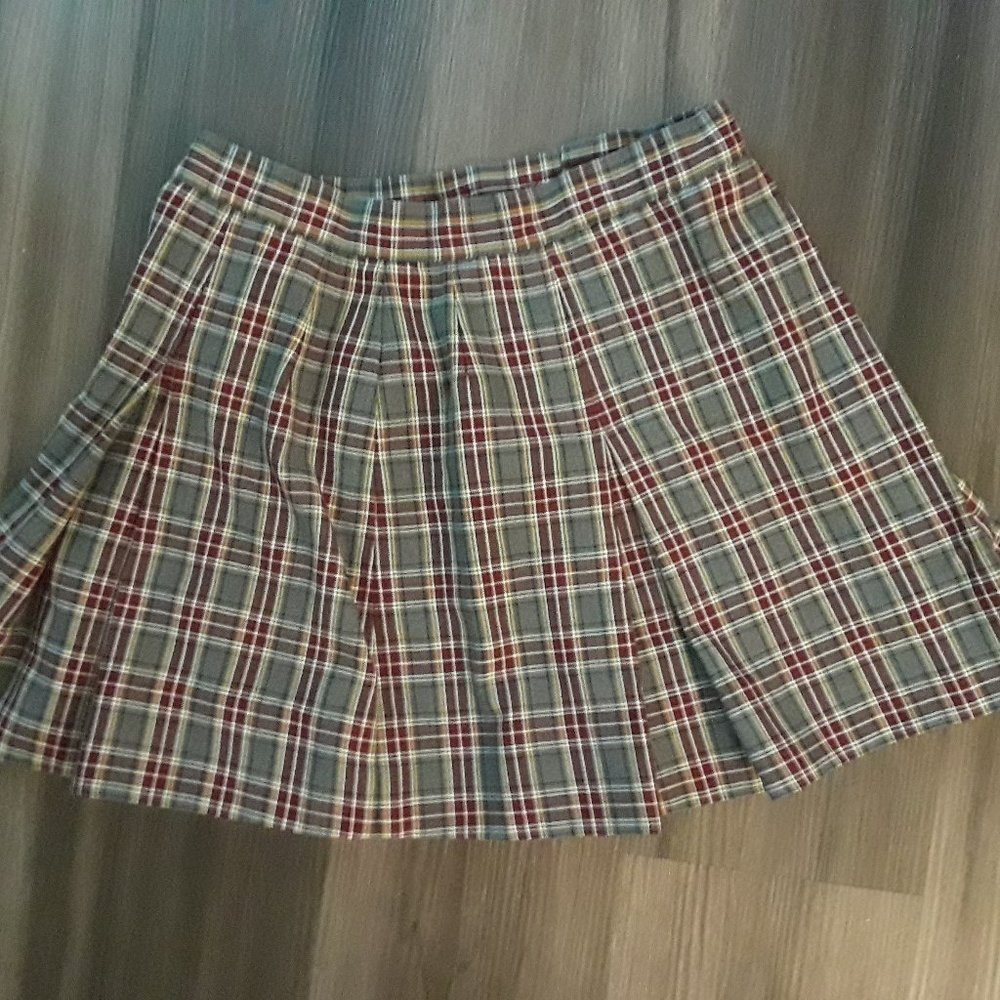 Thrifted Plaid Skirt (size medium)